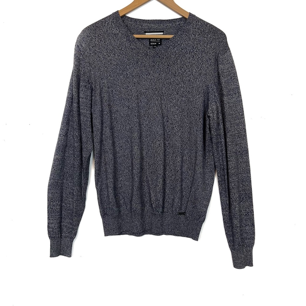 RCVA Pullover / Dress Shirt / Swearer Blue Heather Grey Sz M